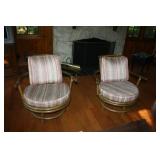 RATTAN SWIVEL CHAIRS