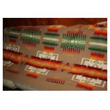 VINTAGE WOOL INDIAN BLANKET BEAVER STATE