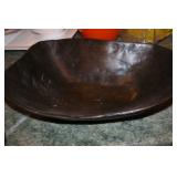 VINTAGE LARGE TEAK WOOD BOWL