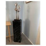 “Two Forms” cast Aluminum Sculpture by James C. Myford 1978