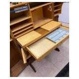 Scandinavian Modern Mummenthaler and Meier hideaway secretary desk “magic box”