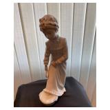 Lladro – young girl bathing in nightgown