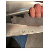 “Two Forms” cast Aluminum Sculpture by James C. Myford 1978