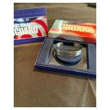 Vintage army national guard honoring an American hero serving  the army bracelet
