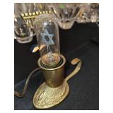 Brass memory light Judica Jewish star