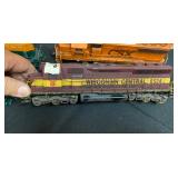 HO Wisconsin Central train engine locomotive