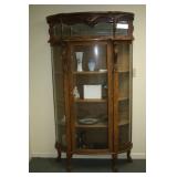 LION HEAD CURIO CABINET