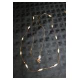 SALT WATER 18KGP NECKLACE