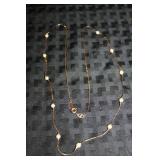 18KGP CULTURED PEARL NECKLACE