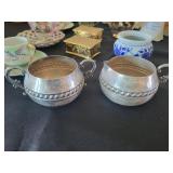 SILVER OVER COPPER CREAMER N SUGAR