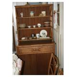 MCM RATTAN CHINA HUTCH