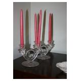 VINTAGE CANDLE HOLDERS