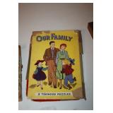 VINTAGE TEAK WOOD PUZZLES