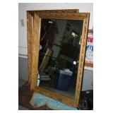 LARGE GOLD GLIDED MIRRORS
