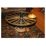 WAGON WHEEL COFFEE TABLE