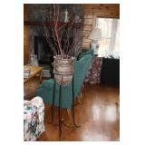 POTTERY STANDING VASE