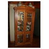 LIGHTED CURIO CABINET