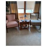 MCM Mid-Century Modern Armchair (2) exact style of chair with different pattern of fabric