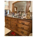 Dresser with mirror