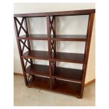 open shelf bookcase