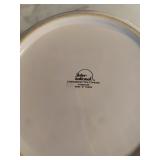 Terrace Blossoms pattern by International round covered casserole