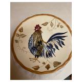 Canterbury Rooster pattern by Whole Home dinnerware