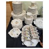 Magenta Pattern by Nikko Classic Collection Octagon Dinnerware