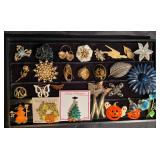 Costume jewelry pins