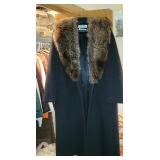 Wool and Fur Coat