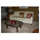 SOFA AND COCKTAIL TABLE