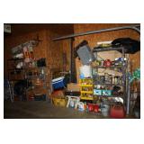 LOADS OF GARAGE ITEMS AND TOOLS
