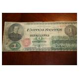 SALMON P CHASE 1862 $1 BILL