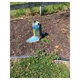 Cowboy Boot Metal Yard Art
