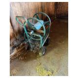 4 - wheel portable garden hose reel cart