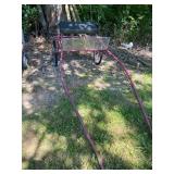 2-wheeled cart called a sulky, spider or chariot, used for Horse and Jockey Harness Racing