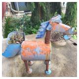 Horse Metal Yard Art
