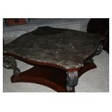 MARBLE + METAL COCKTAIL TABLE