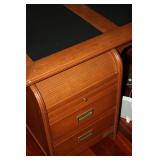 LOCKED FILE CABINET (DESK
