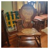 ANTIQUE ORNATE ROCKER