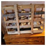 HUGE WOOD SHIP STORED IN CRATE