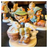 Hummel Goebel figurine "Boy with Bunny Rabbits"