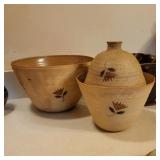 Hand made pottery