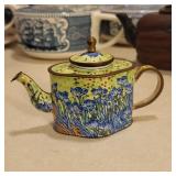 Charlotte Di Vita Trade Plus Aid Vincent Van Gogh Irises Tea pot