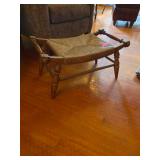 Tell city Woven Midcentury Footstool