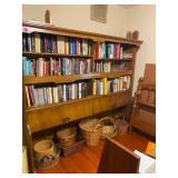 Beautiful King size Headboard with book shelves