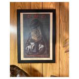 framed advertisement or poster for the Union Metallic Cartridge Company