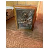 Vintage Post Office Door Mailbox Bank with combination