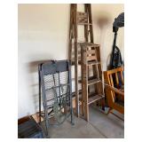 Tree Stand & Wooden ladders