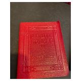 Little Luxart Leather Library Red Mini Books from the 1920