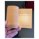 Little Luxart Leather Library Red Mini Books from the 1920